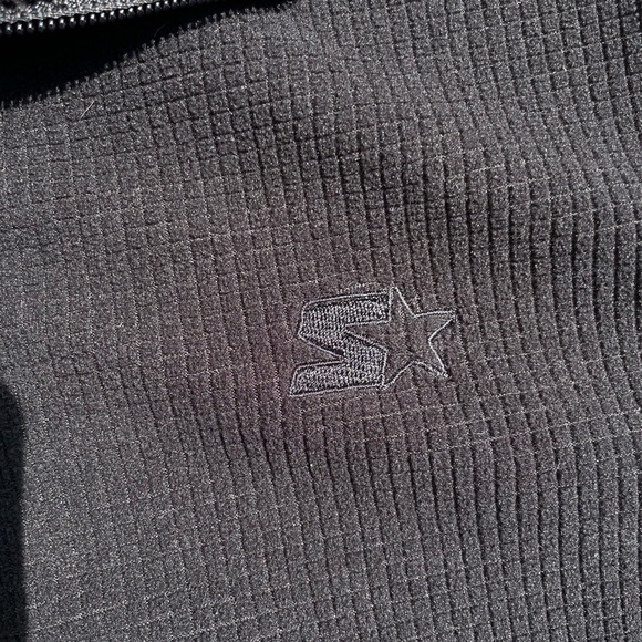 Black Starter Zip up Sweater (M) - Picture 5 of 6